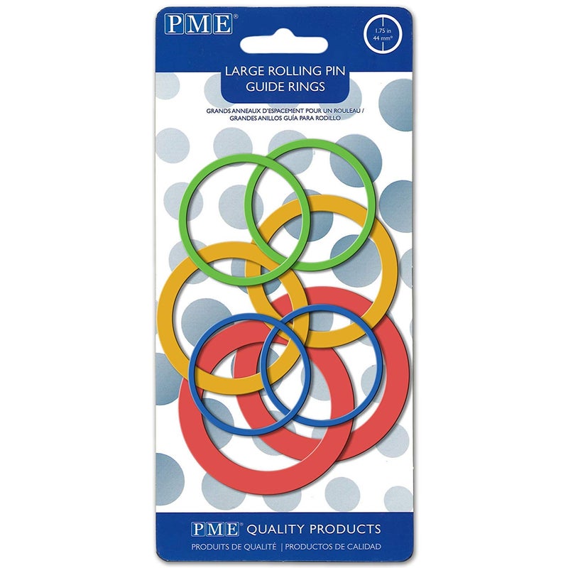 PME Large Rolling Pin Guide Rings - Image 3